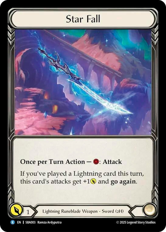 Image for Star Fall (SBA003) [Silver Age Chapter 3] - Flesh and Blood TCG