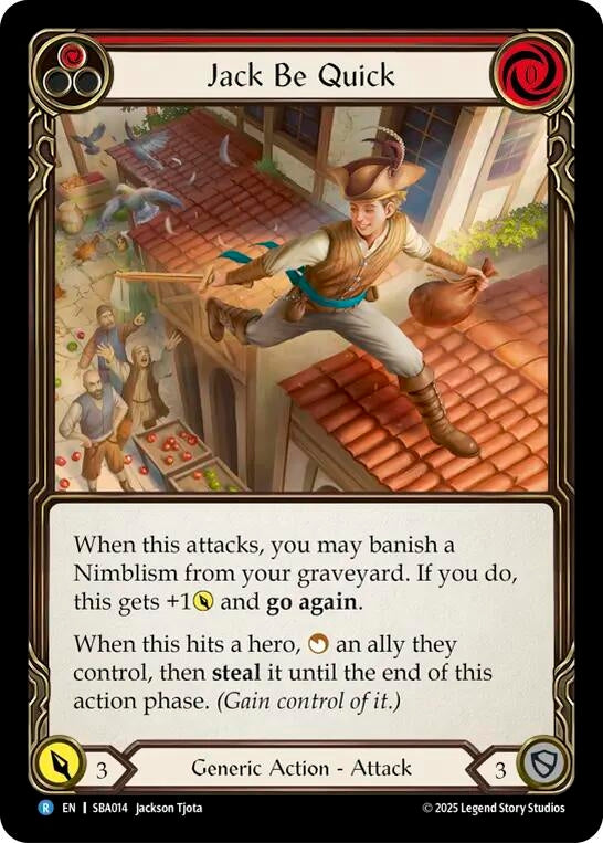 Image for Jack Be Quick (Red) (SBA014) [Silver Age Chapter 3] - Flesh and Blood TCG