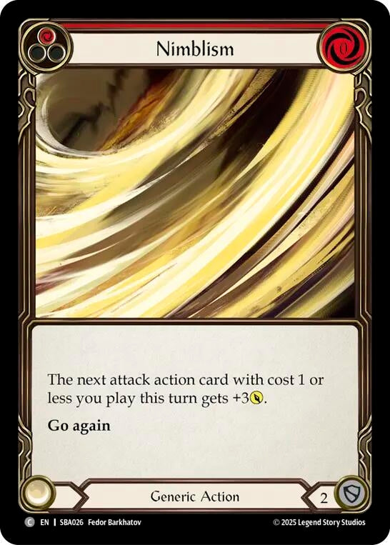 Image for Nimblism (Red) (SBA026) [Silver Age Chapter 3] - Flesh and Blood TCG