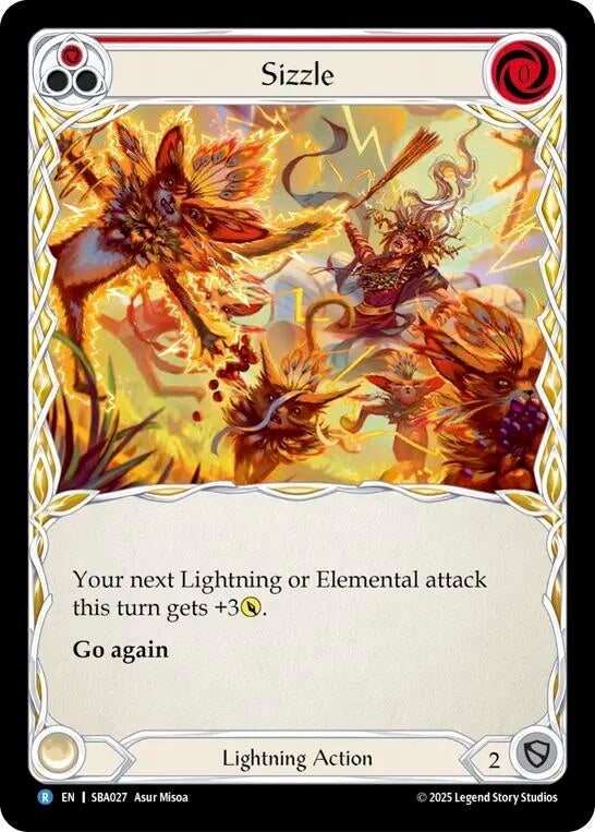 Image for Sizzle (Red) (SBA027) [Silver Age Chapter 3] - Flesh and Blood TCG