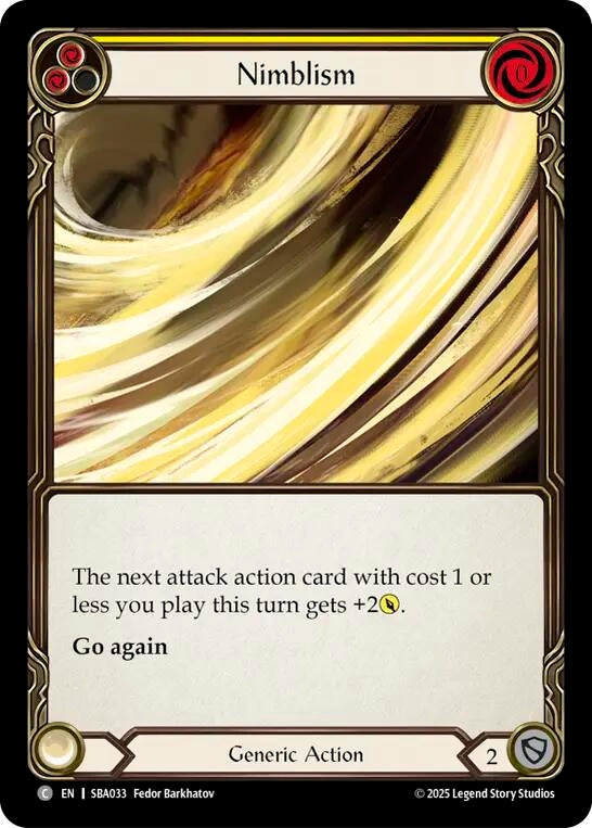 Image for Nimblism (Yellow) (SBA033) [Silver Age Chapter 3] - Flesh and Blood TCG