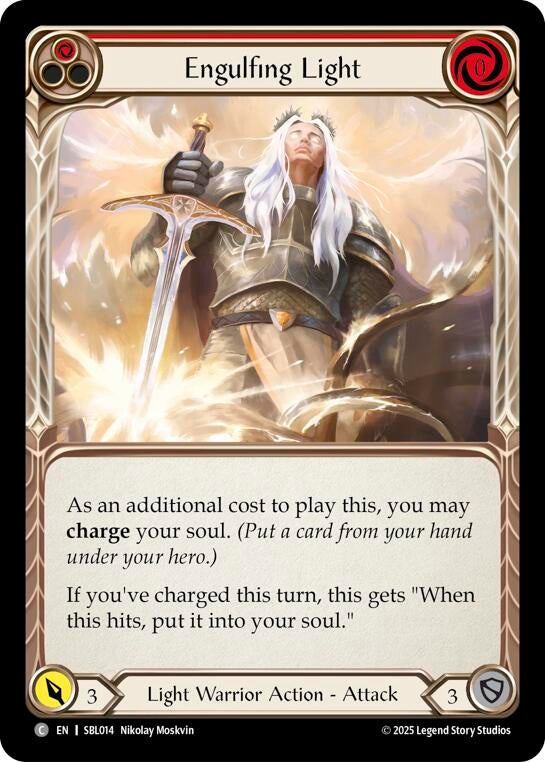 Image for Engulfing Light (Red) (SBL014) [Silver Age Chapter 3] - Flesh and Blood TCG