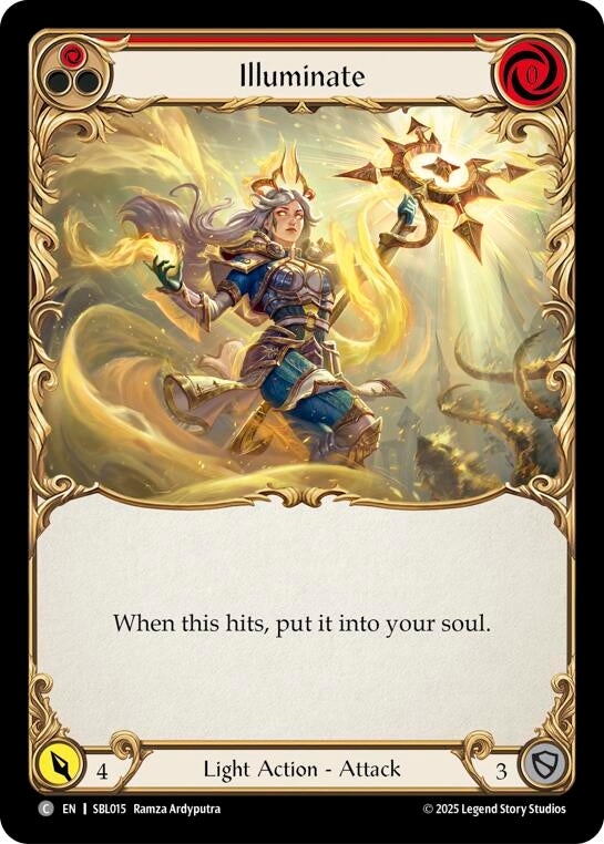 Image for Illuminate (Red) (SBL015) [Silver Age Chapter 3] - Flesh and Blood TCG
