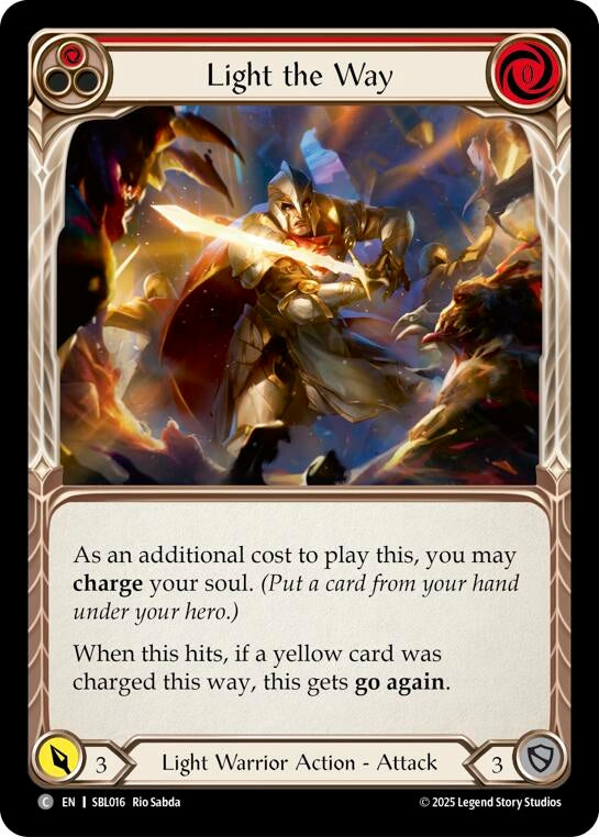 Image for Light the Way (Red) (SBL016) [Silver Age Chapter 3] - Flesh and Blood TCG