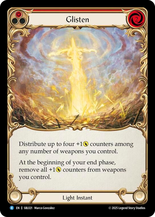 Image for Glisten (Red) (SBL021) [Silver Age Chapter 3] - Flesh and Blood TCG