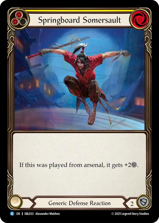Image for Springboard Somersault (Yellow) (SBL033) [Silver Age Chapter 3] - Flesh and Blood TCG