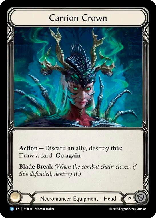 Image for Carrion Crown (SGB003) [Silver Age Chapter 3] - Flesh and Blood TCG