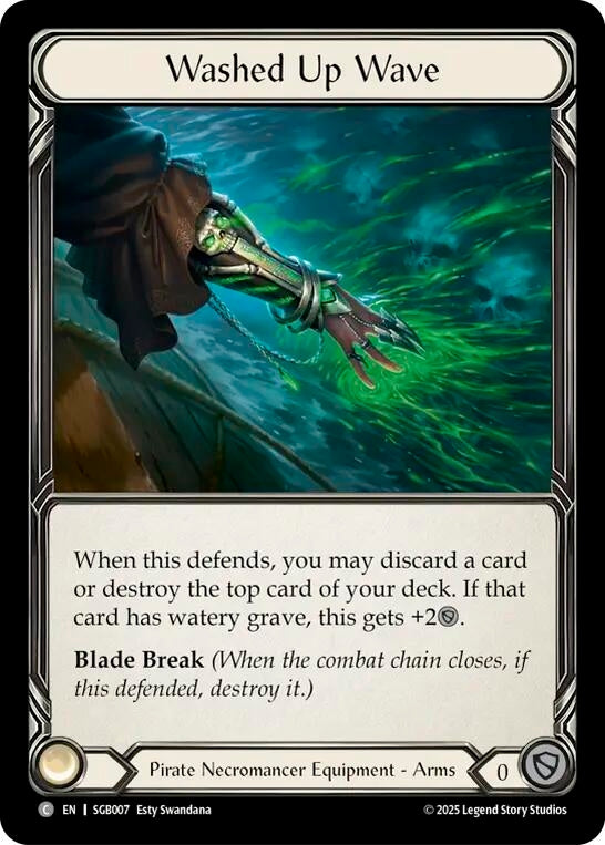 Image for Washed Up Wave (SGB007) [Silver Age Chapter 3] - Flesh and Blood TCG