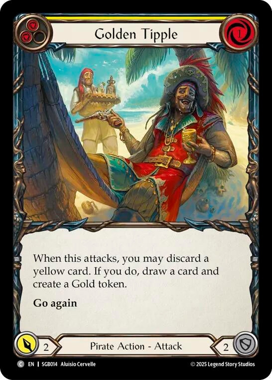 Image for Golden Tipple (Yellow) (SGB014) [Silver Age Chapter 3] - Flesh and Blood TCG