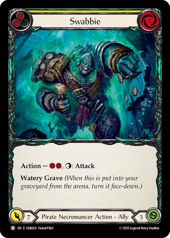Image for Swabbie (Yellow) (SGB020) [Silver Age Chapter 3] - Flesh and Blood TCG