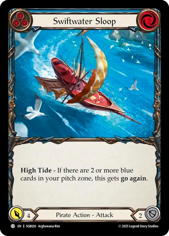 Image for Swiftwater Sloop (Blue) (SGB026) [Silver Age Chapter 3] - Flesh and Blood TCG