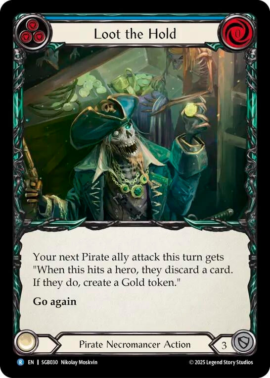 Image for Loot the Hold (Blue) (SGB030) [Silver Age Chapter 3] - Flesh and Blood TCG