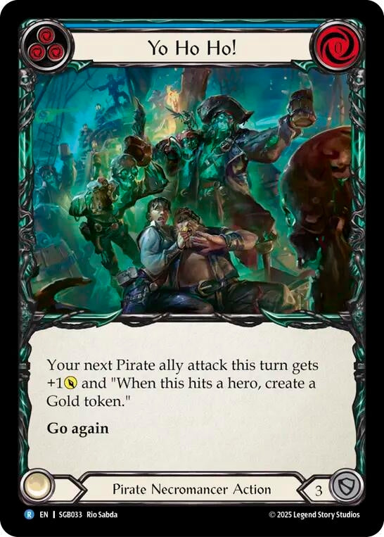 Image for Yo Ho Ho! (Blue) (SGB033) [Silver Age Chapter 3] - Flesh and Blood TCG