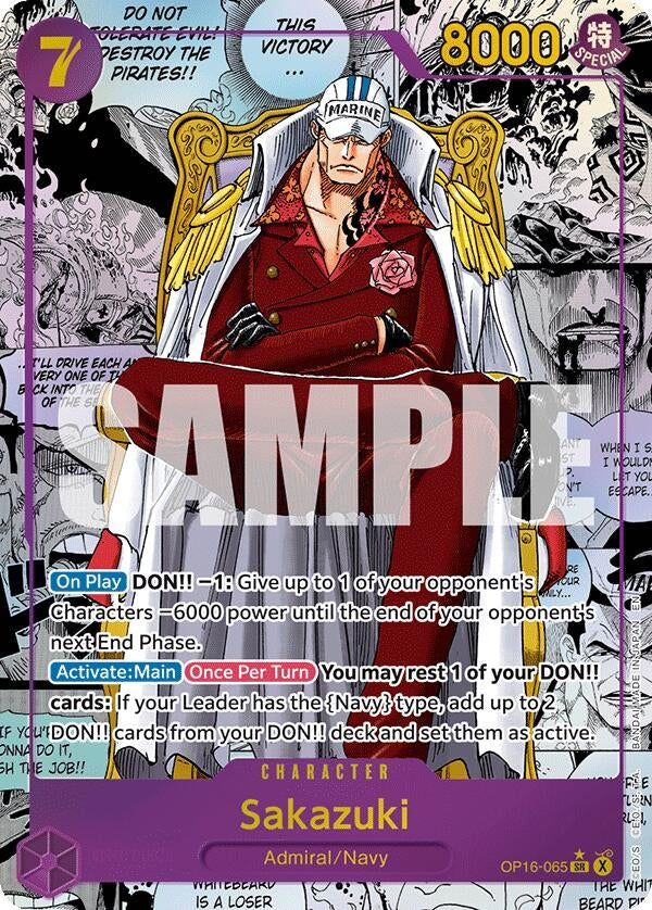 Image for Sakazuki (Manga) (OP16-065) [The Time of Battle] - One Piece Card Game