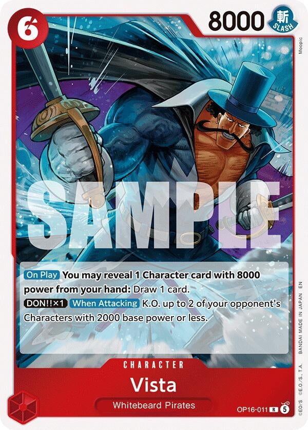 Image for Vista (OP16-011) [The Time of Battle] - One Piece Card Game