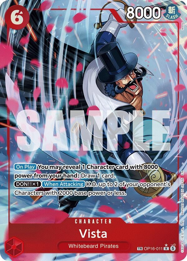 Image for Vista (TR) (OP16-011) [The Time of Battle] - One Piece Card Game
