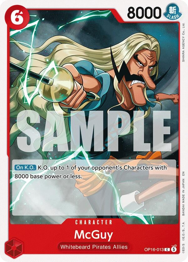 Image for McGuy (OP16-013) [The Time of Battle] - One Piece Card Game