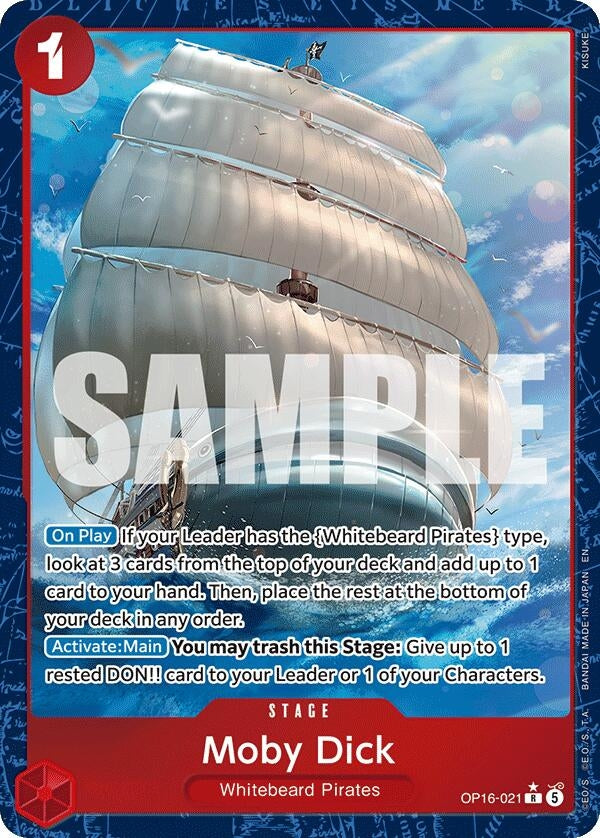 Image for Moby Dick (Alternate Art) (OP16-021) [The Time of Battle] - One Piece Card Game