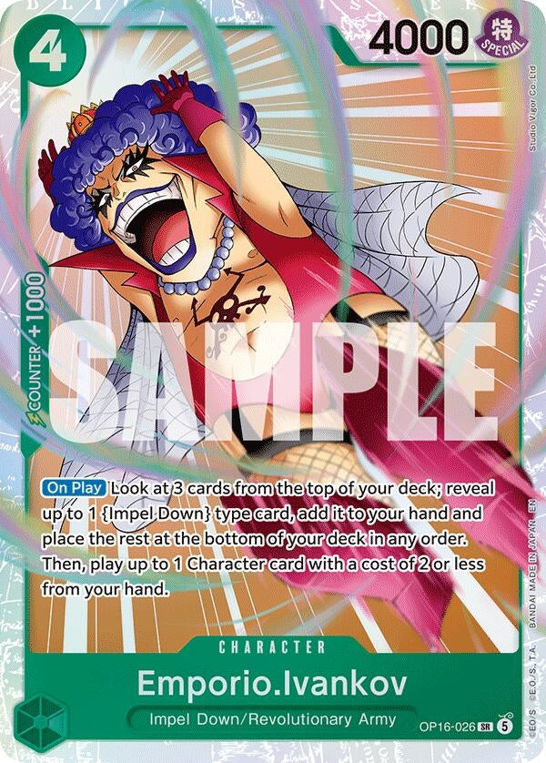 Image for Emporio.Ivankov (026) (OP16-026) [The Time of Battle] - One Piece Card Game