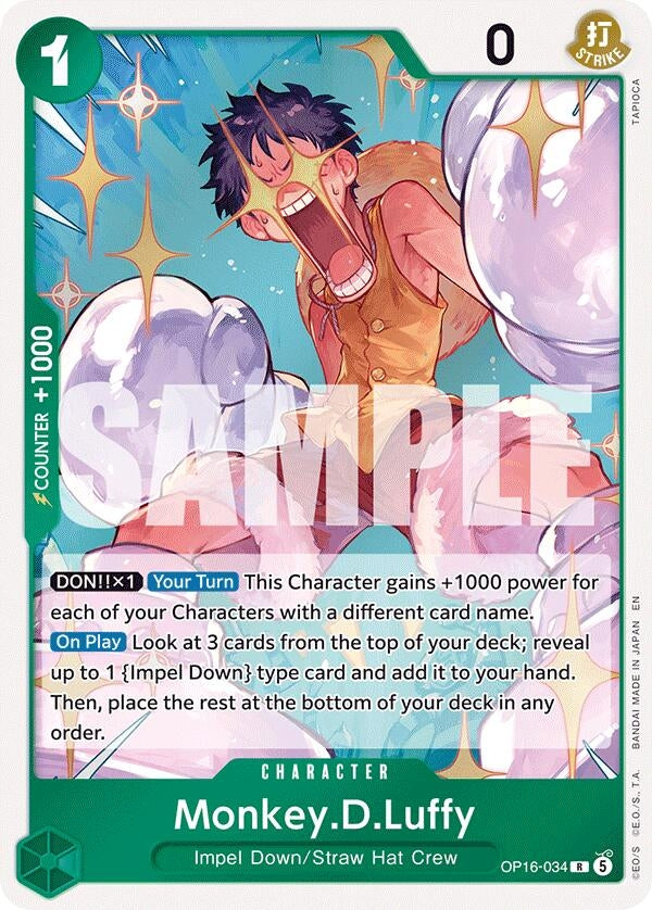 Image for Monkey.D.Luffy (034) (OP16-034) [The Time of Battle] - One Piece Card Game