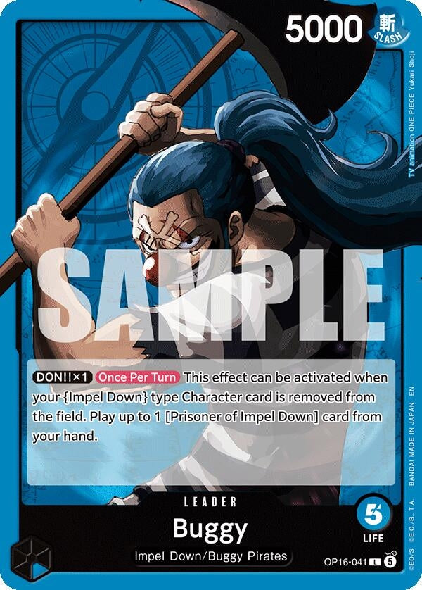 Image for Buggy (041) (OP16-041) [The Time of Battle] - One Piece Card Game