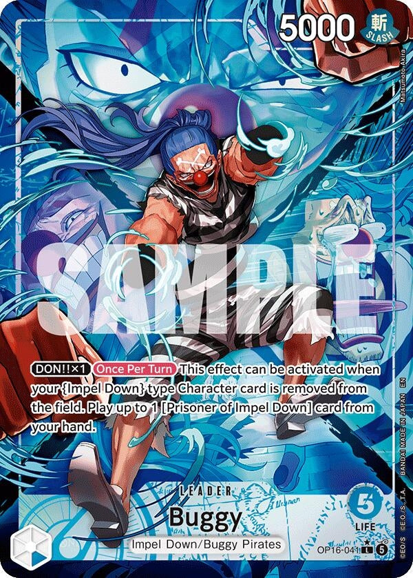 Image for Buggy (041) (Alternate Art) (OP16-041) [The Time of Battle] - One Piece Card Game