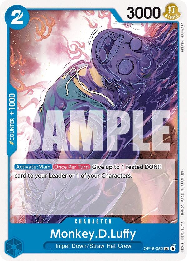 Image for Monkey.D.Luffy (052) (OP16-052) [The Time of Battle] - One Piece Card Game