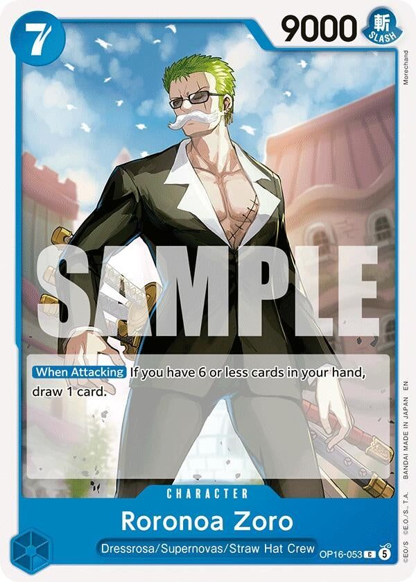 Image for Roronoa Zoro (053) (OP16-053) [The Time of Battle] - One Piece Card Game