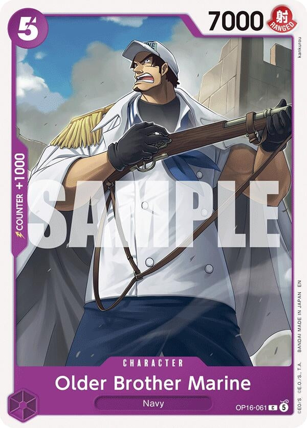 Image for Older Brother Marine (OP16-061) [The Time of Battle] - One Piece Card Game