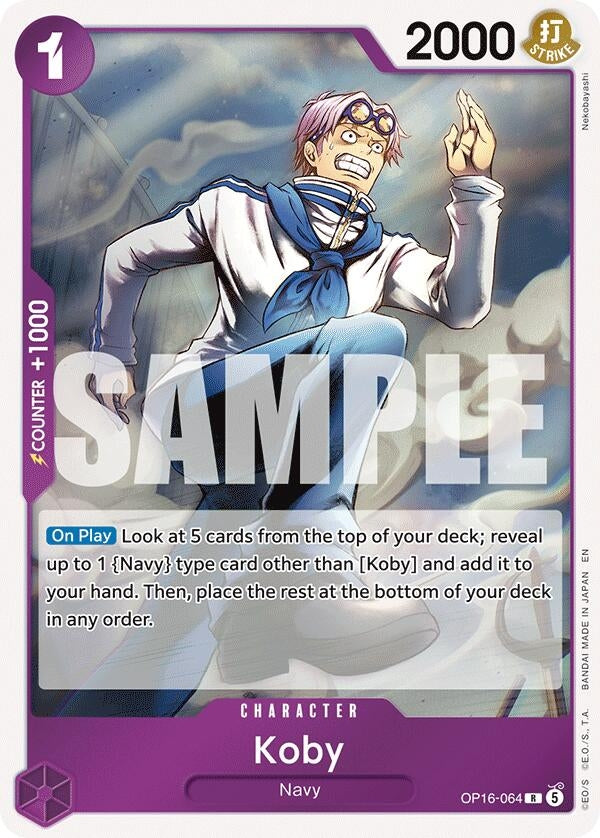 Image for Koby (OP16-064) [The Time of Battle] - One Piece Card Game