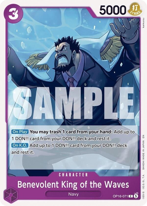Image for Benevolent King of the Waves (OP16-071) [The Time of Battle] - One Piece Card Game
