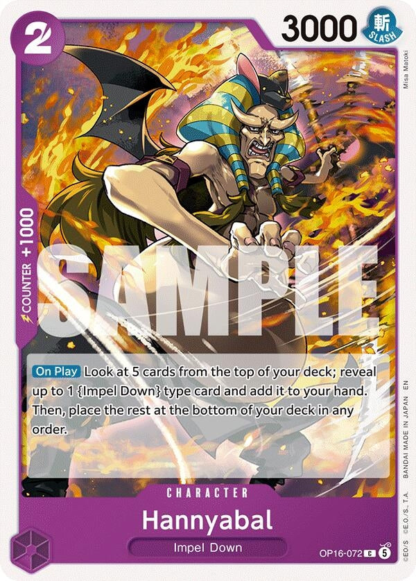Image for Hannyabal (OP16-072) [The Time of Battle] - One Piece Card Game