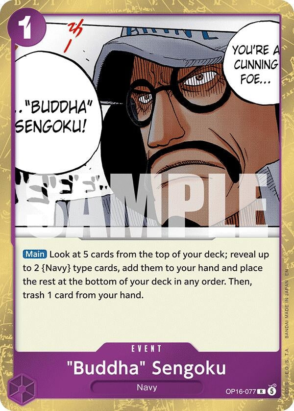 Image for "Buddha" Sengoku (OP16-077) [The Time of Battle] - One Piece Card Game