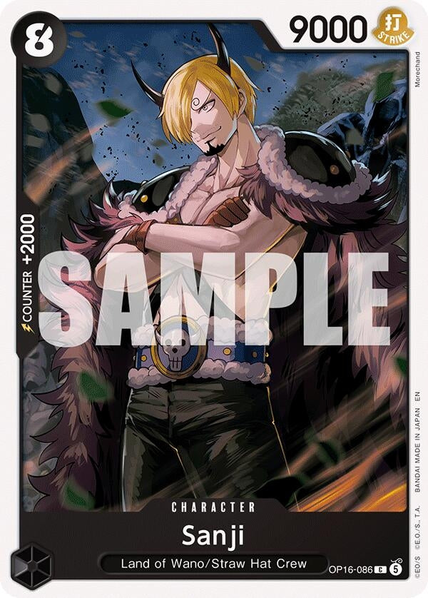 Image for Sanji (OP16-086) [The Time of Battle] - One Piece Card Game