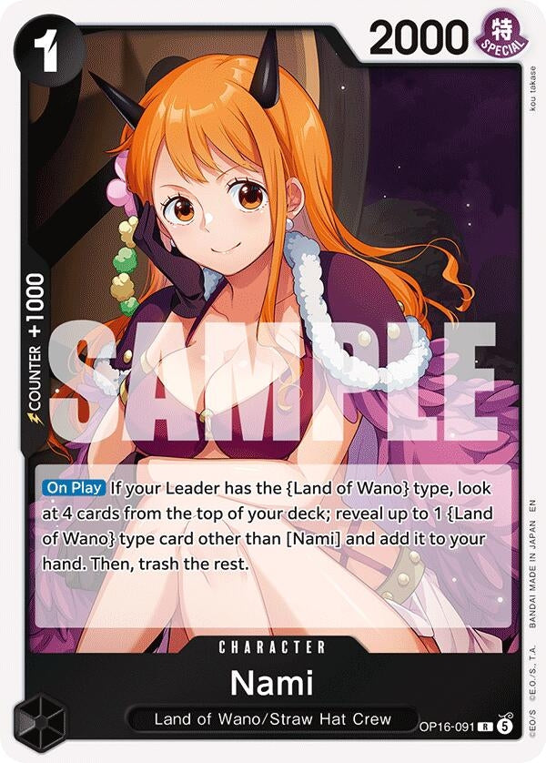 Image for Nami (OP16-091) [The Time of Battle] - One Piece Card Game