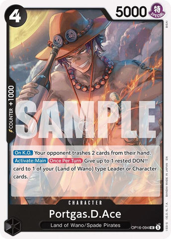 Image for Portgas.D.Ace (094) (OP16-094) [The Time of Battle] - One Piece Card Game