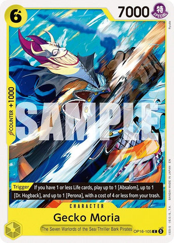 Image for Gecko Moria (OP16-105) [The Time of Battle] - One Piece Card Game