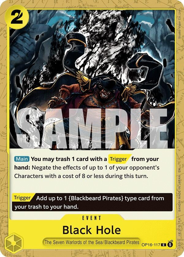 Image for Black Hole (OP16-117) [The Time of Battle] - One Piece Card Game