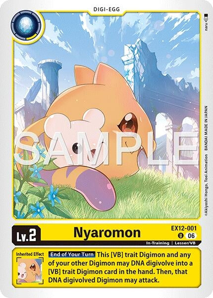 Nyaromon (EX12-001 U) [Digital World Shambala] (EX-12)