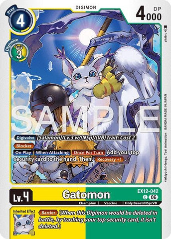 Image for Gatomon (EX12-042 C) [Digital World Shambala] (EX-12) - Digimon Card Game