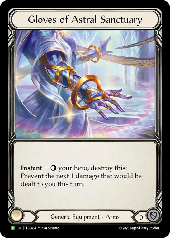 Image for Gloves Of Astral Sanctuary (LGS454) [Flesh and Blood: Promo Cards] - Flesh and Blood TCG