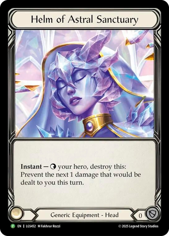 Image for Helm Of Astral Sanctuary (LGS452) [Flesh and Blood: Promo Cards] - Flesh and Blood TCG