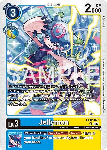 Image for Jellymon (EX12-023 R) [Digital World Shambala] (EX-12) - Digimon Card Game
