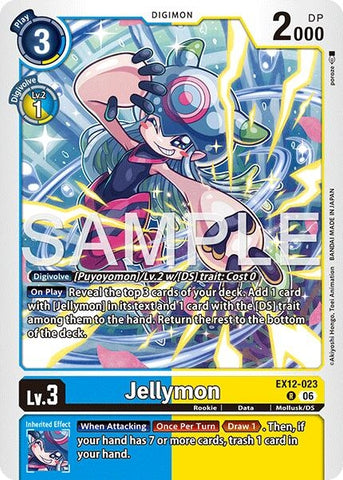 Image for Jellymon (EX12-023 R) [Digital World Shambala] (EX-12) - Digimon Card Game