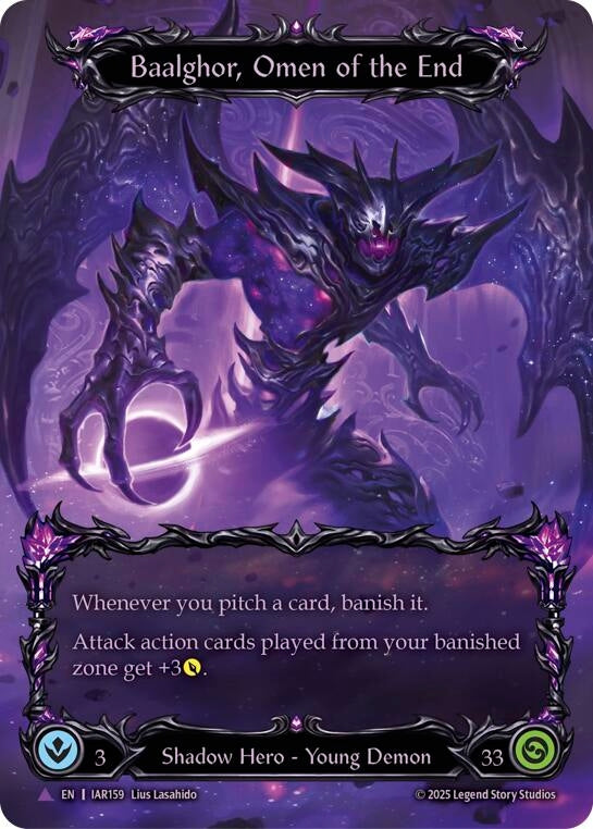 Image for Baalghor, Omen of the End (Marvel) (IAR159-MV) [Omens of the Third Age] - Flesh and Blood TCG