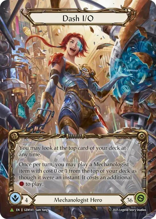 Image for Dash I/O (Marvel) (GEM141) [Gem Pack 5] - Flesh and Blood TCG