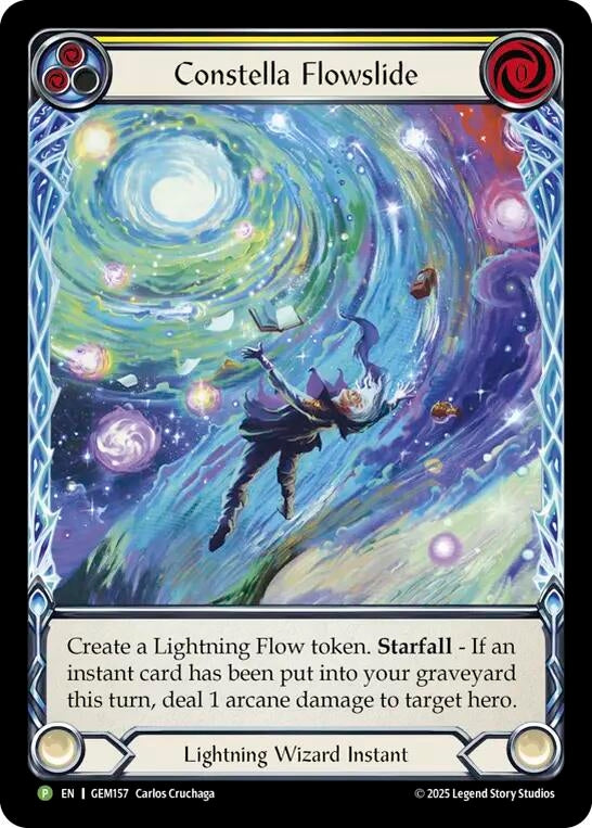 Image for Constella Flowslide (Yellow) (GEM157) [Gem Pack 5] - Flesh and Blood TCG