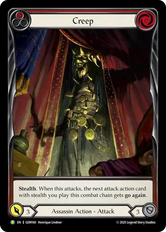 Image for Creep (Red) (GEM160) [Gem Pack 5] - Flesh and Blood TCG