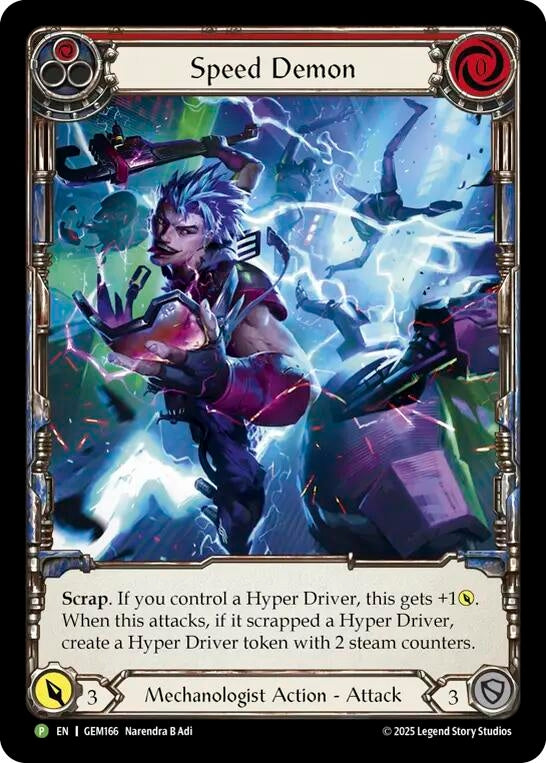 Image for Speed Demon (Red) (GEM166) [Gem Pack 5] - Flesh and Blood TCG