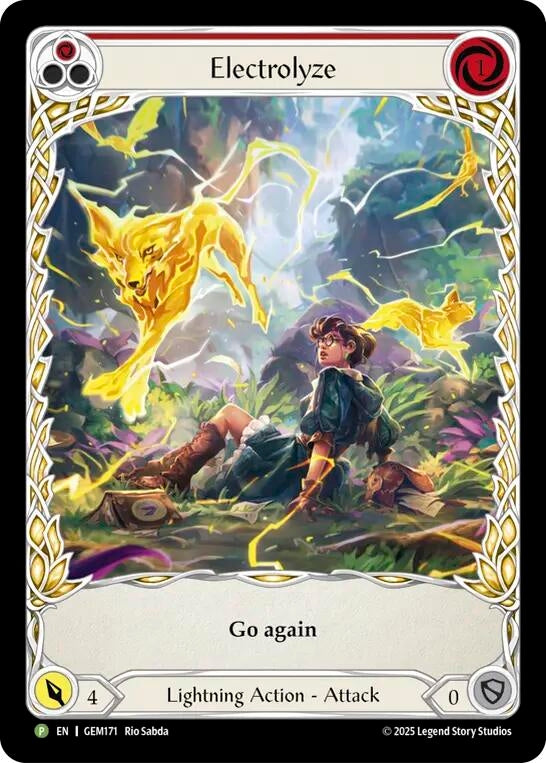Image for Electrolyze (Red) (GEM171) [Gem Pack 5] - Flesh and Blood TCG